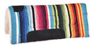 Showman Showman 24" x 24" 100% Acrylic Woven Wool Top Pad with Fleece Bottom