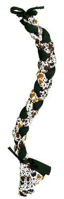 Showman Showman Cow Print Braid-In Lycra Tail Bag