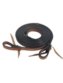 Showman Showman Pony/Youth 6.5' x 1/2" Soft Leather Split Reins