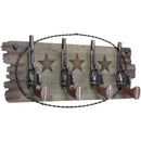 Tough-1 Tough1 Western Themed 4 Hook Racks