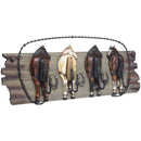 Tough-1 Tough1 Western Themed 4 Hook Racks