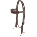 Cashel Cashel Chocolate Floral Browband Headstall