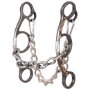 Classic Equine Sherry Cervi Diamond Chain Short Shank Bit