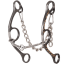 Classic Equine Sherry Cervi Diamond O-Ring Square Snaffle Long Shank Bit