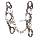 Classic Equine Sherry Cervi Diamond O-Ring Square Snaffle Short Shank Bit