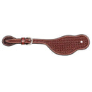 Cowboy Tack Cowboy Tack Youth Rosewood Leather Spider Stamp Buckaroo Spur Straps