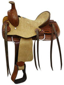 Double T 12" Double T Youth Hard Seat Roper Style Saddle