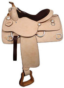 Double T Double T 16" Premium Leather Training Saddle