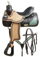 Double T Double T Dark Chocolate Barrel Saddle Set