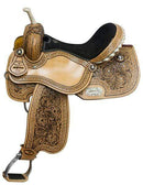 Double T Double T Floral Barrel Saddle