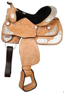 Double T Double T Fully Tooled Pony Show Saddle