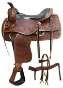Double T Double T Tooled Saddle Set