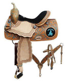 Double T Double T "Turn 'N' Burn" Barrel Saddle Set