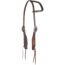 Martin Saddlery Martin Saddlery Floral Tooled One Ear Headstall