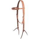 Martin Saddlery Martin Saddlery Harness/Latigo Blood Knots Browband Headstall