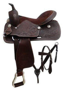 Showman 16" Economy Western Saddle Set