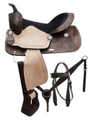 Showman 16" Economy Western Saddle Set