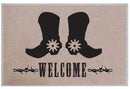 Showman 27" x 18" Boots 'N' Spurs Welcome Mat