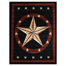 Showman 5' x 6' 5" Large Western Star Area Rug