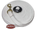Showman Showman 25' Flat Braided Cotton Lunge Line