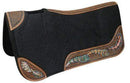 Showman Showman 32" x 31" Contoured Felt Bottom Saddle Pad With Painted Wear Leathers