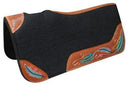 Showman Showman 32" x 31" Contoured Felt Bottom Saddle Pad With Painted Wear Leathers