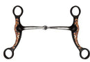 Showman Showman 5.5" Brown Steel Bit With Engraved Copper Overlay