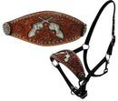Showman Showman Adjustable Nose Nylon Bronc Halther With Crossed Guns