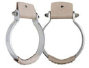Showman Showman Aluminum Oxbow Stirrup With Leather Covered Tread