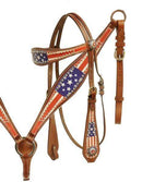 Showman Showman American Patriot Headstall Set