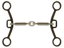 Showman Showman Antique Brown Steel Shank With Jointed Wire Wrapped Lifesaver Mouth