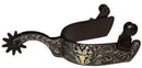 Showman Showman Antiqued Brown Spur With Longhorn Concho