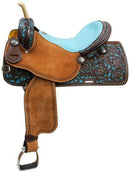 Showman Showman Argentina Cow Leather Barrel Saddle