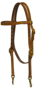 Showman Showman Argentina Cow Leather Brow Band Headstall