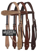 Showman Showman Argentina Cow Leather Headstall