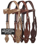Showman Showman Argentina Cow Leather Headstall