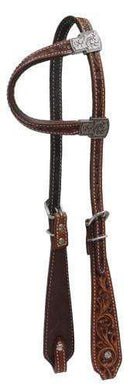 Showman Showman Argentina Cow Leather Single Ear Headstall