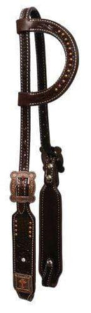 Showman Showman Argentina Cow Leather Single Ear Headstall