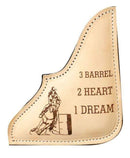 Showman Showman Black Felt Pad With Argentina Cow Leather Trim