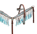 Showman Showman Blue Diamond Headstall Set