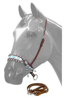 Showman Showman Brown and Teal Navajo Print Tie Down