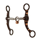 Showman Showman Brown Steel Bit With Engraved Copper Studs