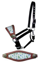Showman Showman Cactus Print Adjustable Bronc Halter