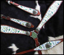 Showman Showman Cactus Print One Ear Headstall Set