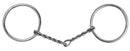 Showman Showman Chrome Plated O-Ring Twisted Broken Mouth Piece Bit