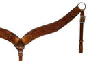 Showman Showman Contoured Leather Breast Collar