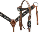 Showman Showman Crossed Guns Headstall Set