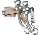 Showman Showman Fleece Lined Leather Noseband Hackamore