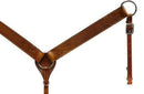 Showman Showman Floral And Basket Weave Breast Collar
