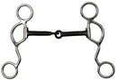 Showman Showman Half Moon Cheek Snaffle Bit